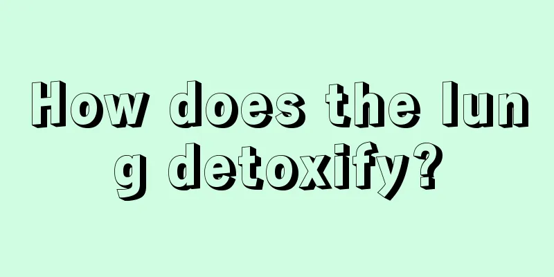 How does the lung detoxify?