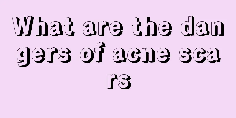 What are the dangers of acne scars