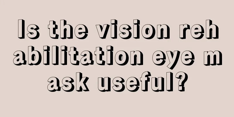 Is the vision rehabilitation eye mask useful?