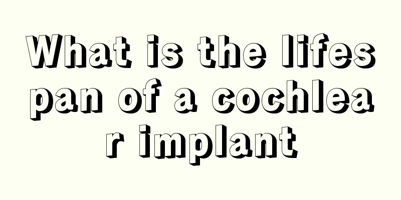 What is the lifespan of a cochlear implant