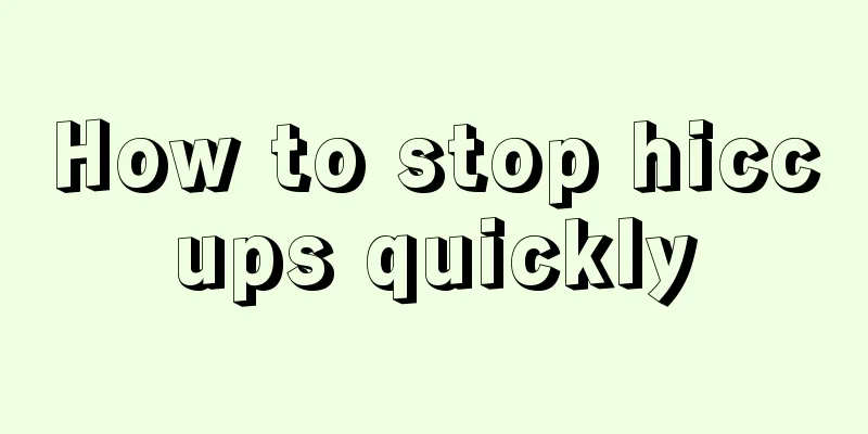 How to stop hiccups quickly