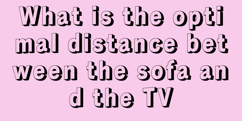 What is the optimal distance between the sofa and the TV