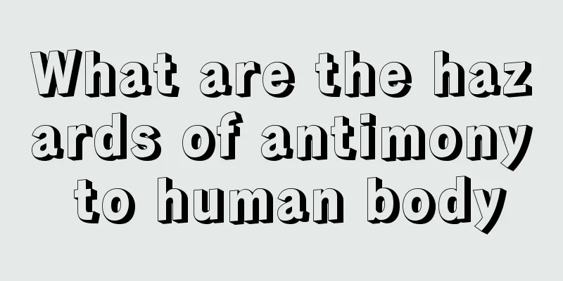 What are the hazards of antimony to human body