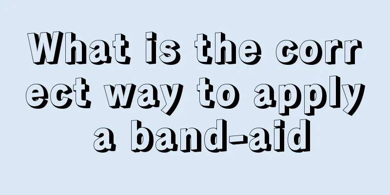 What is the correct way to apply a band-aid