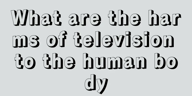 What are the harms of television to the human body
