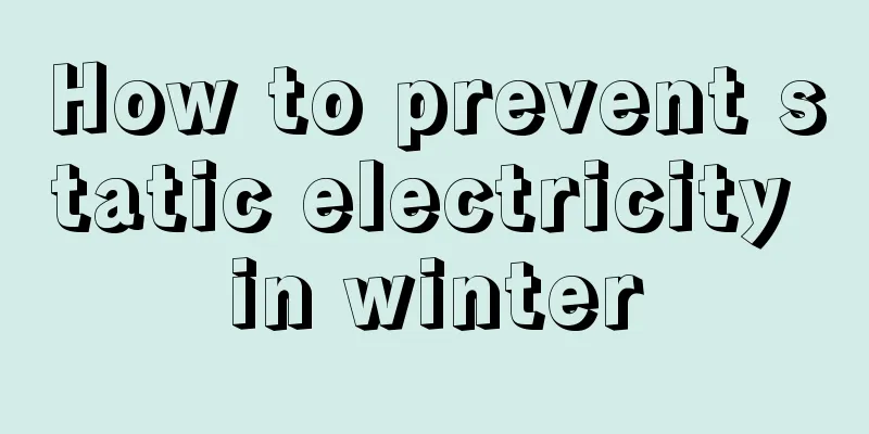 How to prevent static electricity in winter