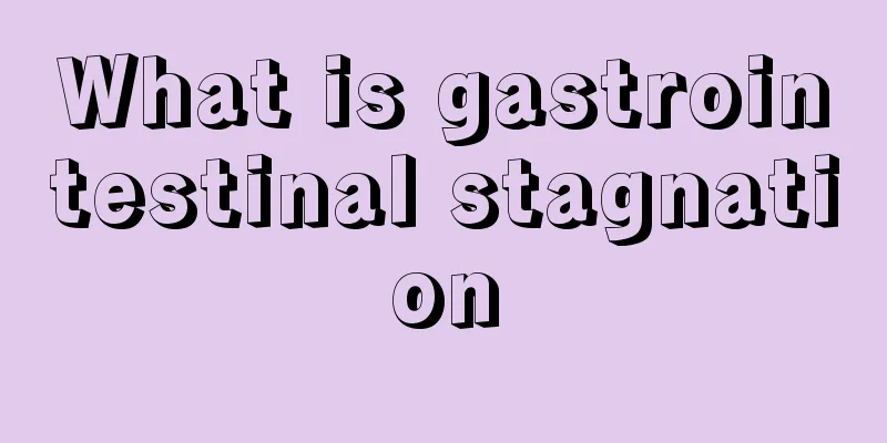 What is gastrointestinal stagnation