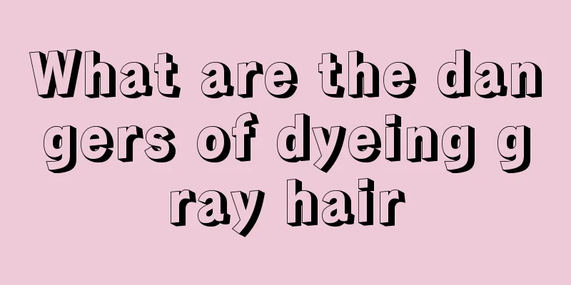 What are the dangers of dyeing gray hair