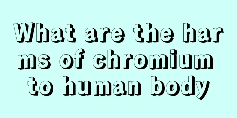 What are the harms of chromium to human body