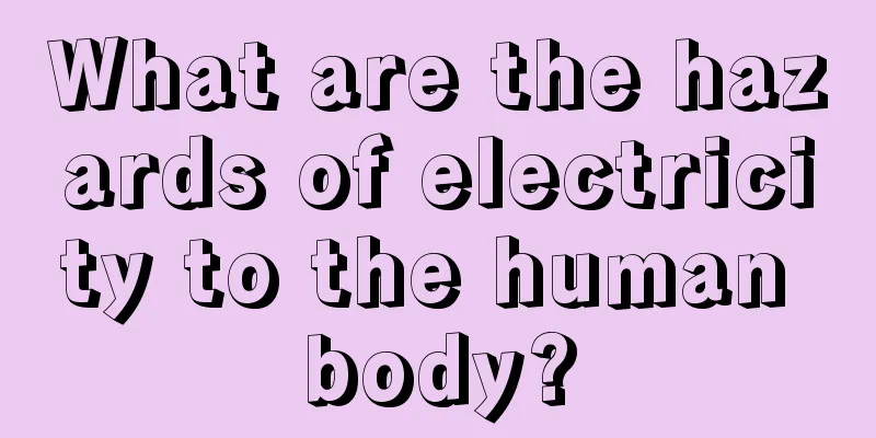 What are the hazards of electricity to the human body?