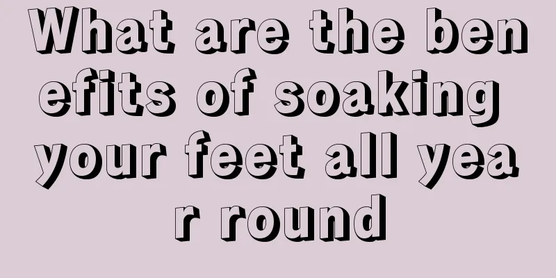 What are the benefits of soaking your feet all year round