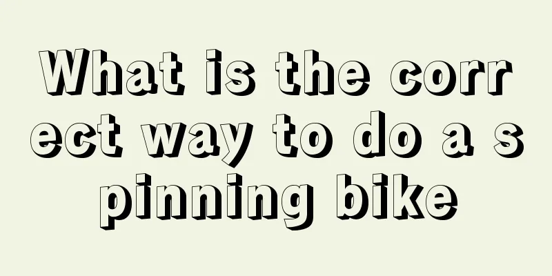 What is the correct way to do a spinning bike