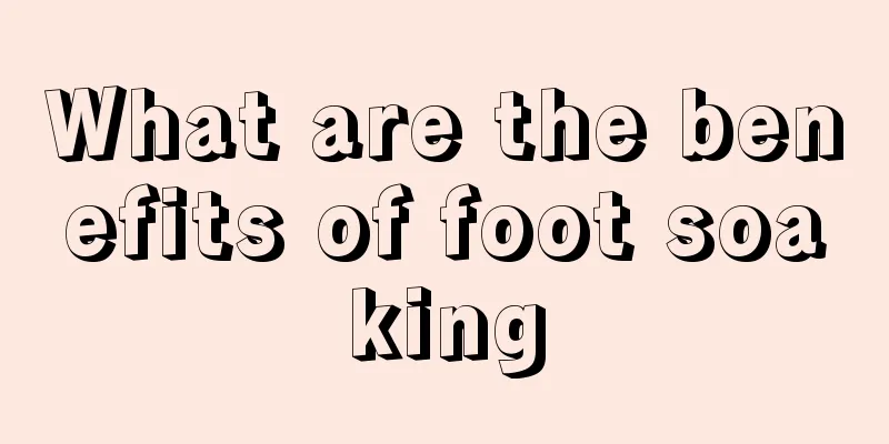 What are the benefits of foot soaking