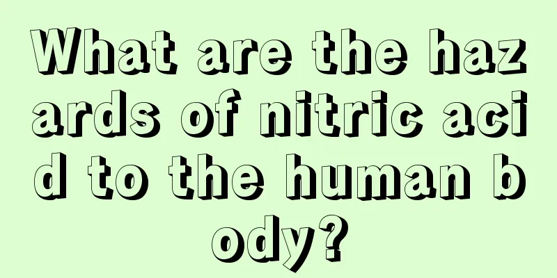 What are the hazards of nitric acid to the human body?