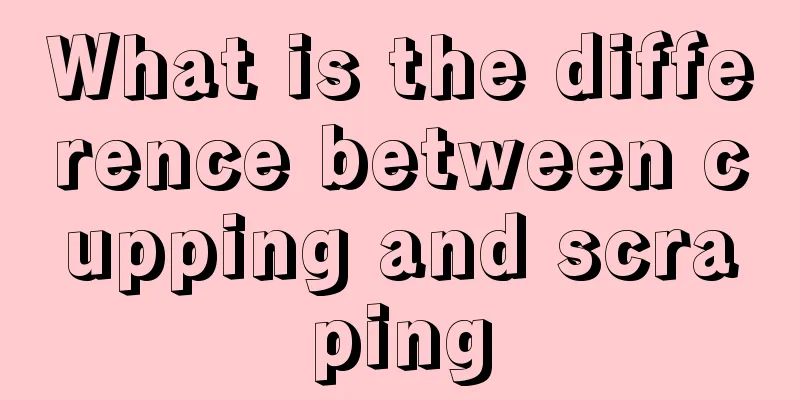What is the difference between cupping and scraping