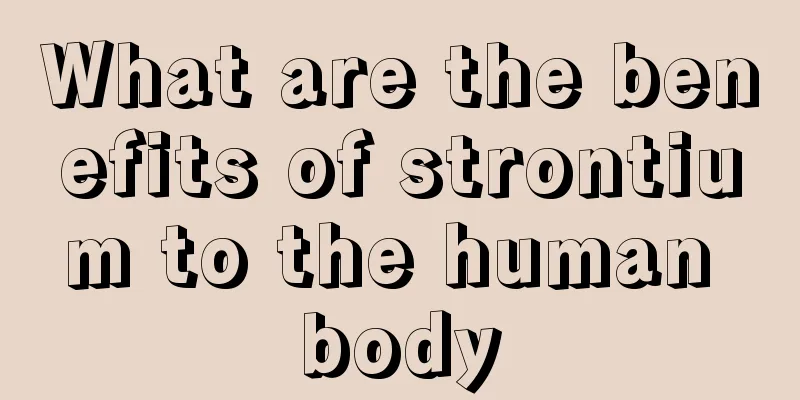 What are the benefits of strontium to the human body