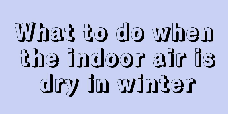 What to do when the indoor air is dry in winter