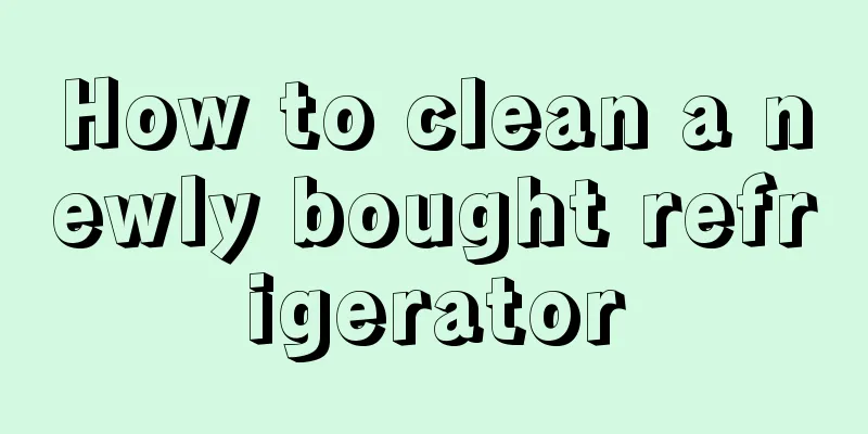 How to clean a newly bought refrigerator