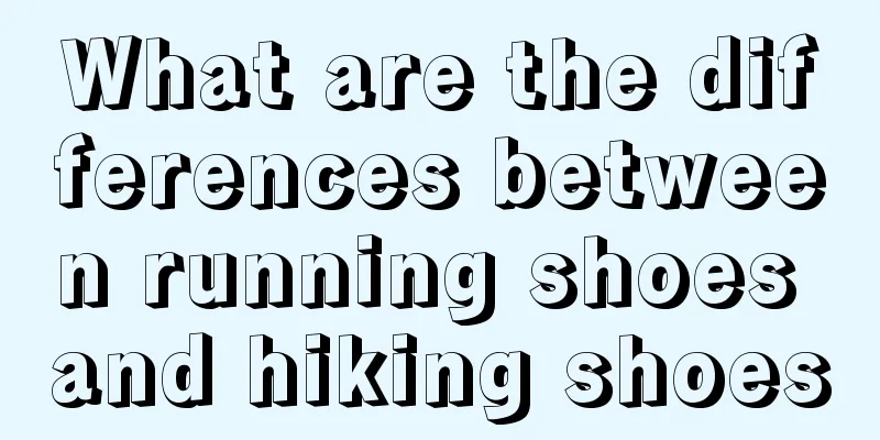 What are the differences between running shoes and hiking shoes
