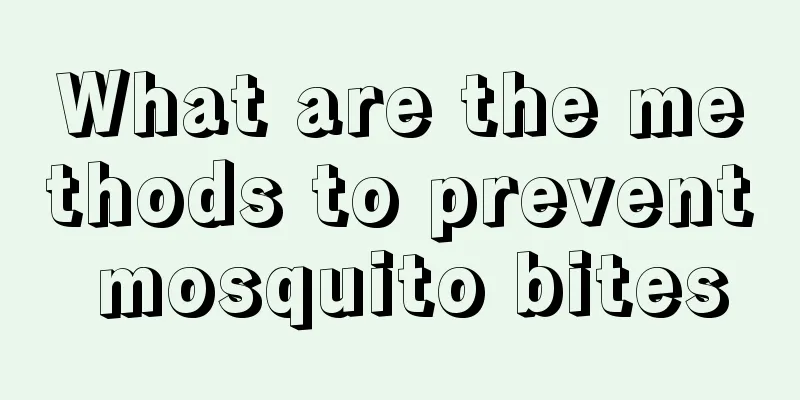 What are the methods to prevent mosquito bites
