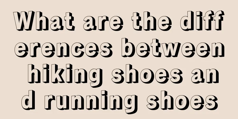 What are the differences between hiking shoes and running shoes