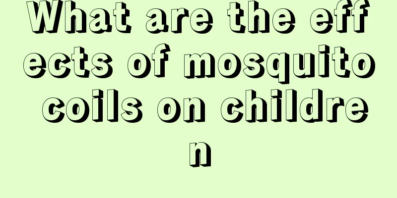 What are the effects of mosquito coils on children