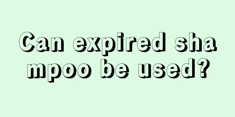 Can expired shampoo be used?