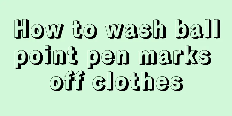 How to wash ballpoint pen marks off clothes