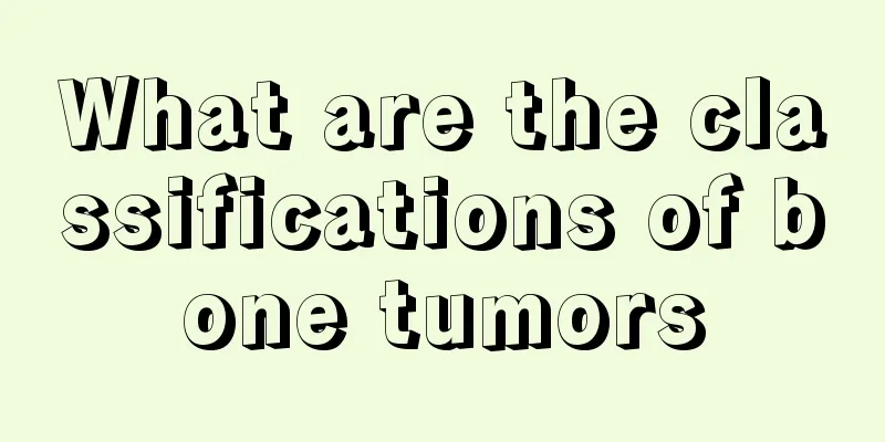 What are the classifications of bone tumors