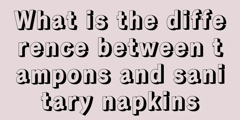 What is the difference between tampons and sanitary napkins