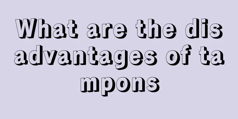 What are the disadvantages of tampons