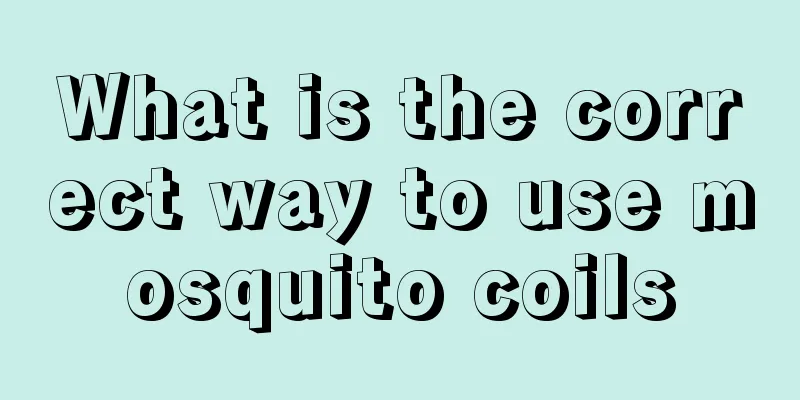 What is the correct way to use mosquito coils