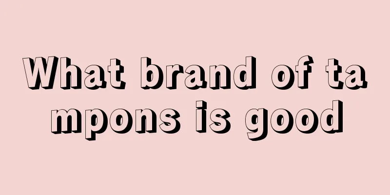 What brand of tampons is good