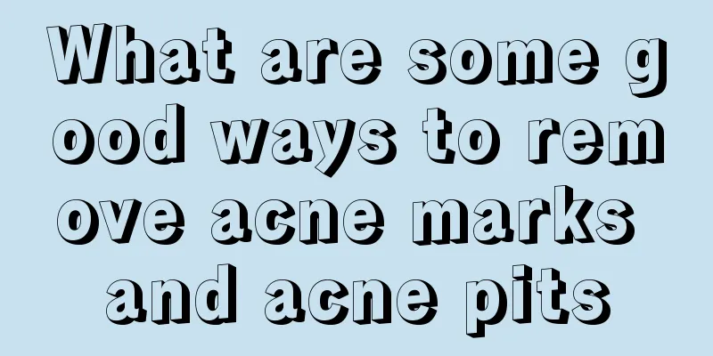What are some good ways to remove acne marks and acne pits