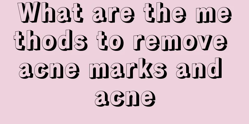 What are the methods to remove acne marks and acne