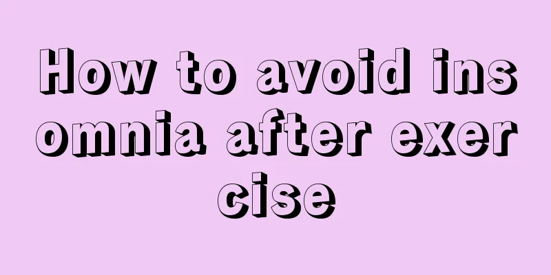 How to avoid insomnia after exercise