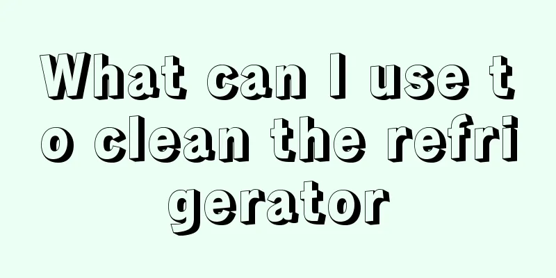 What can I use to clean the refrigerator