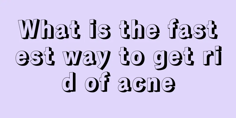 What is the fastest way to get rid of acne