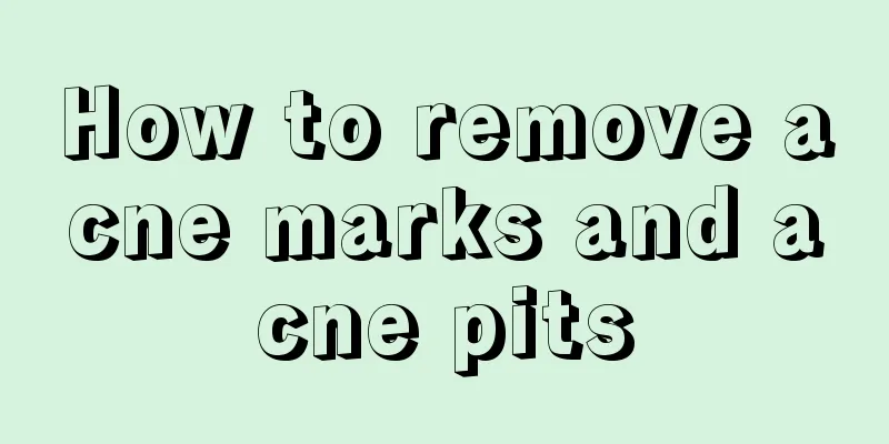 How to remove acne marks and acne pits