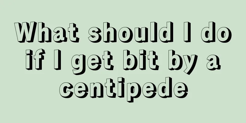 What should I do if I get bit by a centipede
