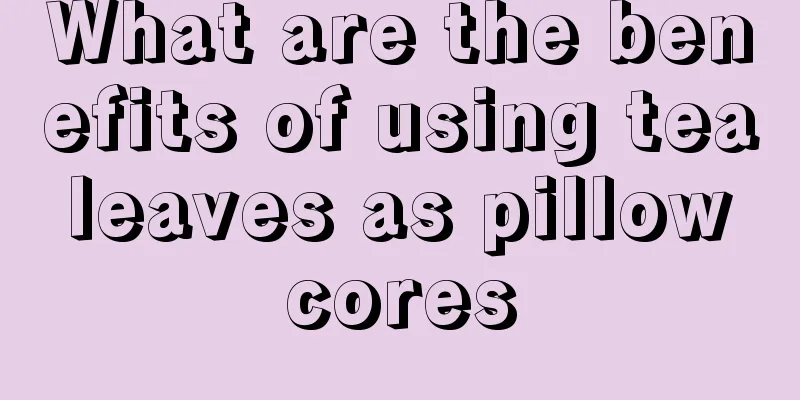 What are the benefits of using tea leaves as pillow cores