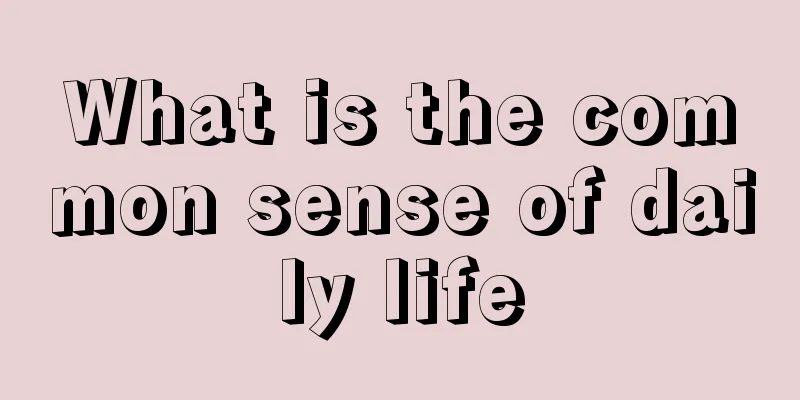 What is the common sense of daily life