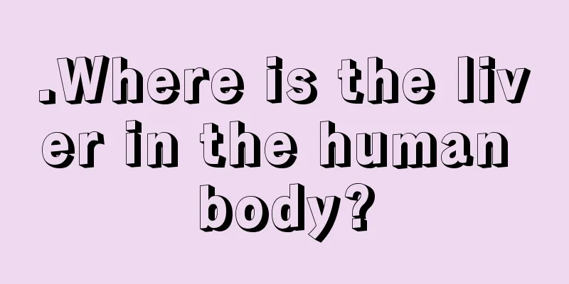 .Where is the liver in the human body?