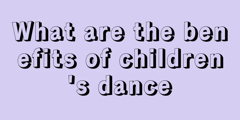 What are the benefits of children's dance