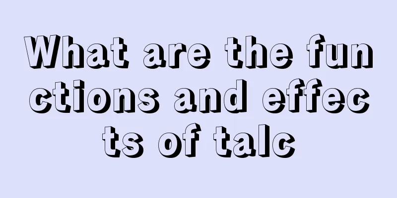 What are the functions and effects of talc