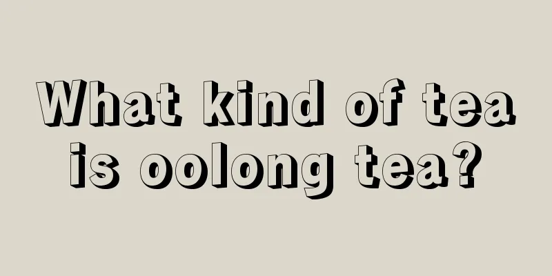 What kind of tea is oolong tea? 