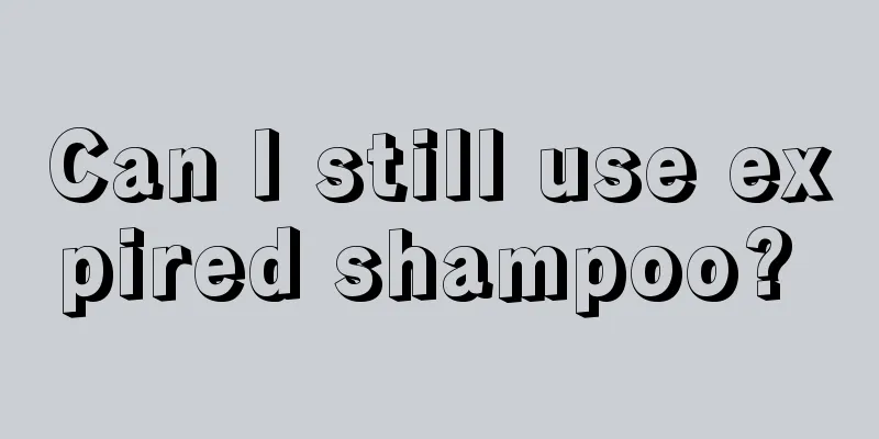 Can I still use expired shampoo? 