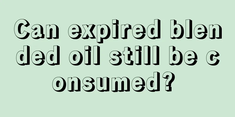 Can expired blended oil still be consumed? 