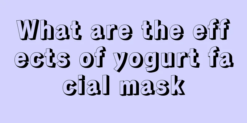 What are the effects of yogurt facial mask