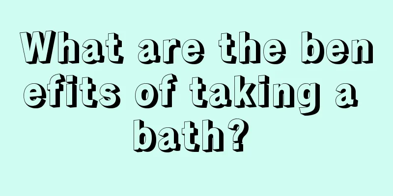 What are the benefits of taking a bath? 